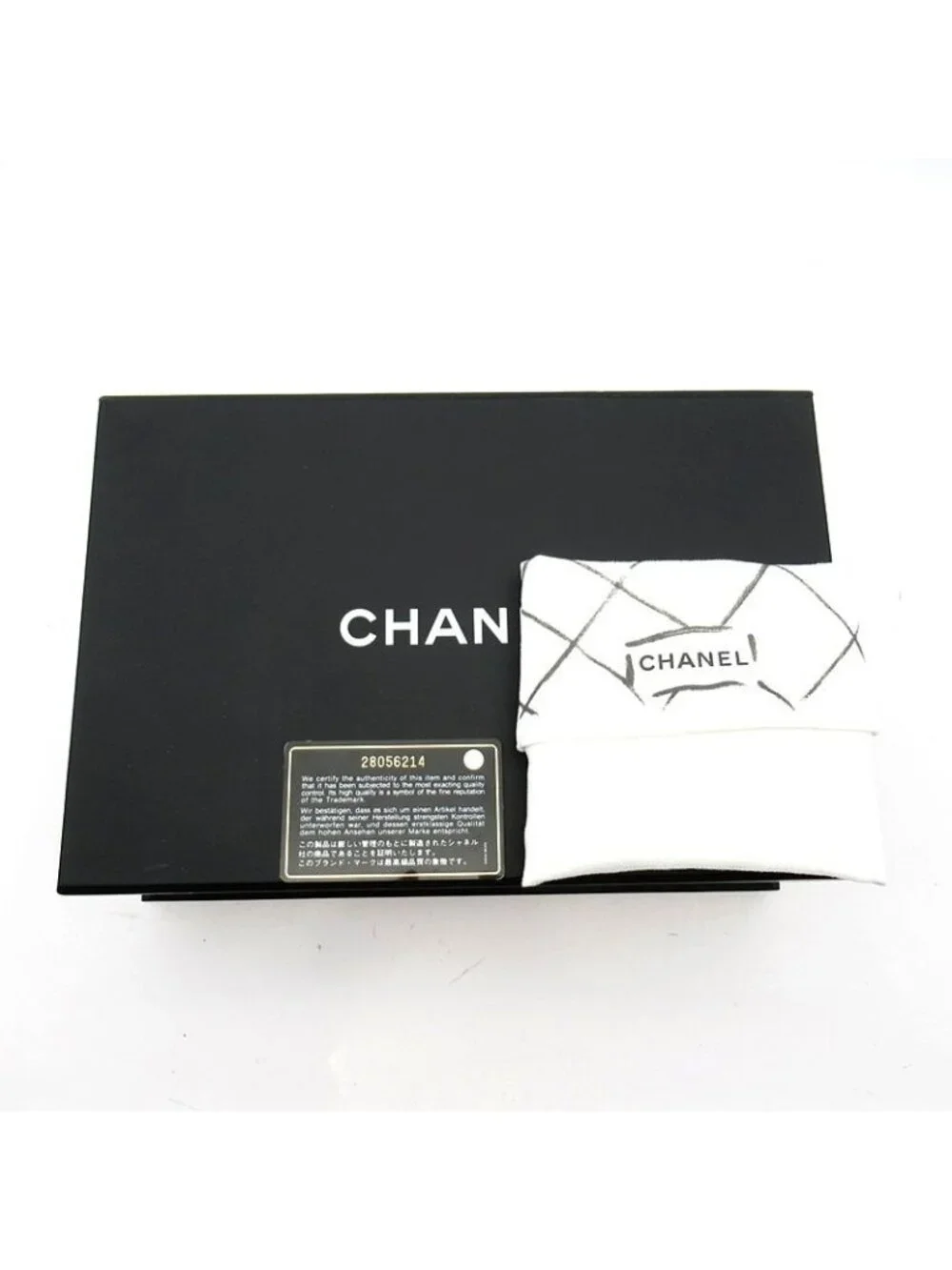Chanel Quilted 25 Double Flap Caviar Leather Shoulder Bag Black